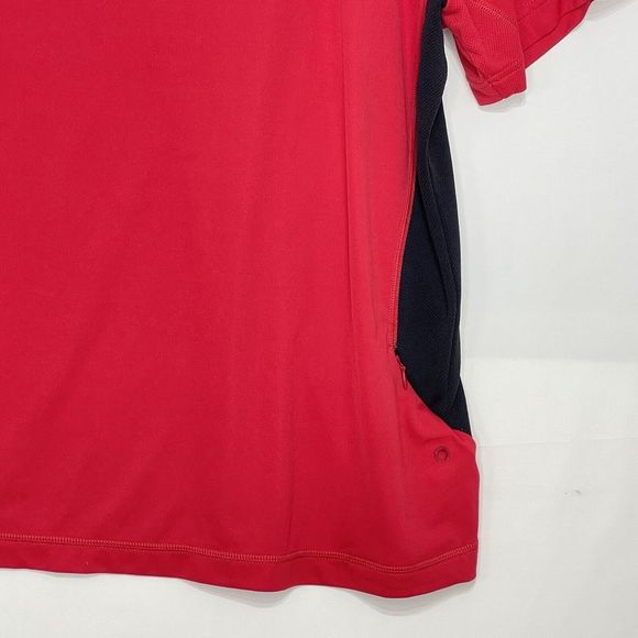 Fila Sport Men Size 2XL Short Sleeve Performance Tee Red And Black - Picture 14 of 16